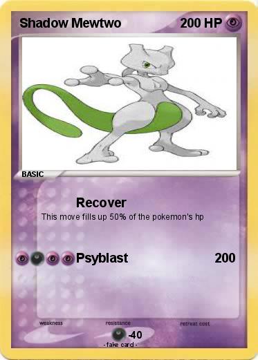 Pokemon Shadow Mewtwo