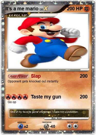 Pokemon It’s a me mario