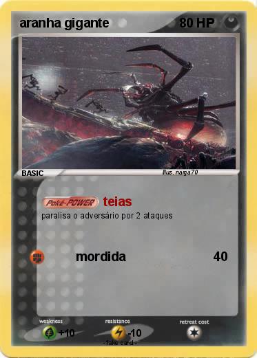 Pokemon aranha gigante