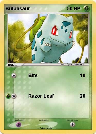 Pokemon Bulbasaur