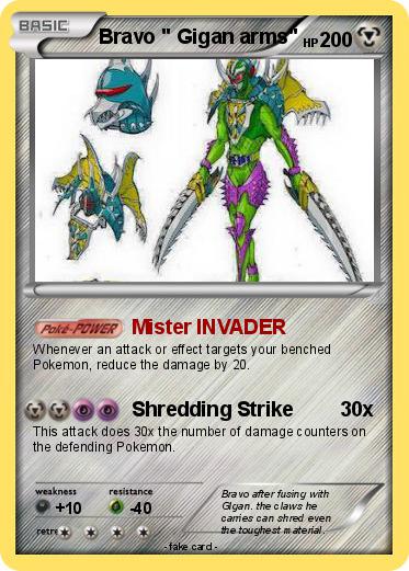 Pokemon Bravo " Gigan arms"