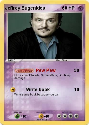 Pokemon Jeffrey Eugenides