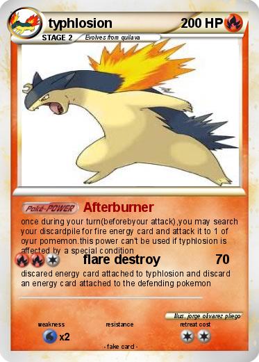 Pokemon typhlosion