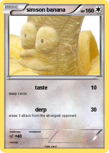 Pokemon simson banana