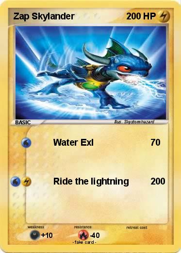 Pokemon Zap Skylander