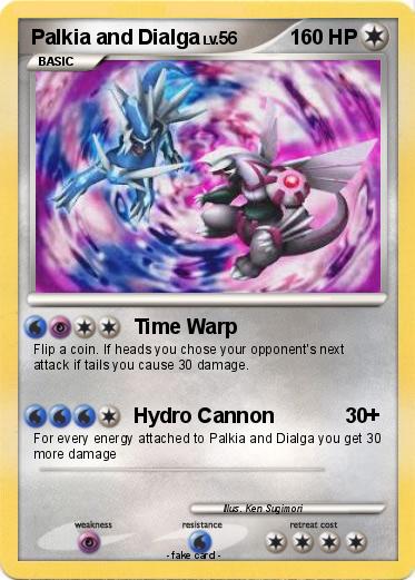 Pokemon Palkia and Dialga