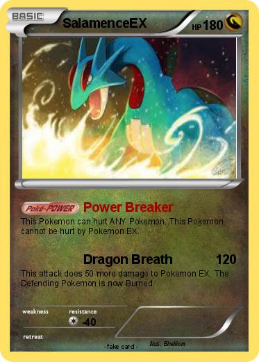 Pokemon SalamenceEX