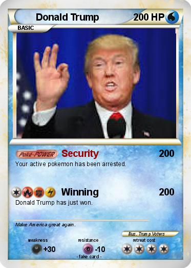 Pokemon Donald Trump