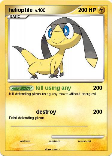 Pokemon helioptile