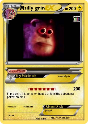Pokemon silly grin