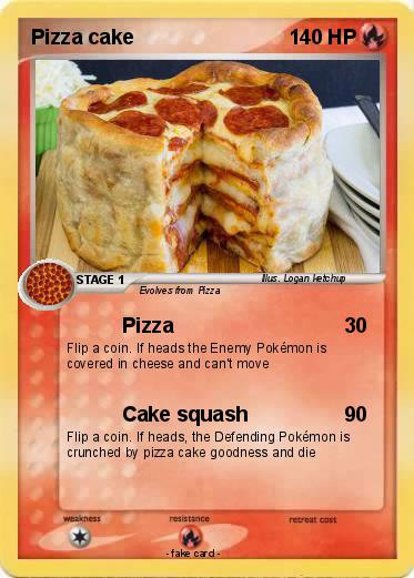 Pokemon Pizza cake