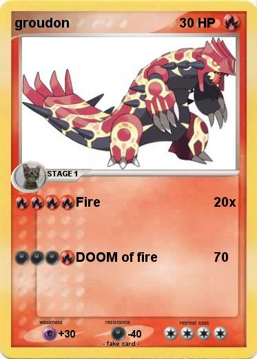 Pokemon groudon
