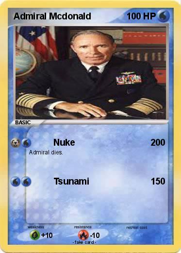 Pokemon Admiral Mcdonald