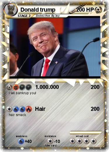 Pokemon Donald trump
