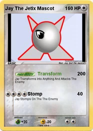 Pokemon Jay The Jetix Mascot