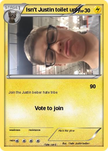 Pokemon Isn't Justin toilet ugly