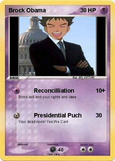 Pokemon Brock Obama