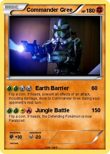 Pokemon Commander Gree