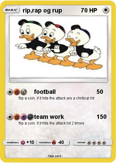 Pokemon rip,rap og rup