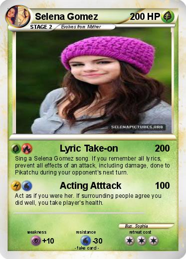 Pokemon Selena Gomez