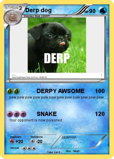 Pokemon Derp dog