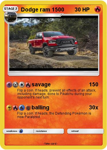 Pokemon Dodge ram 1500