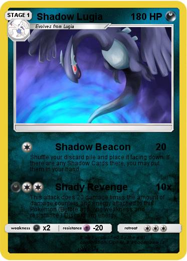 Pokemon Shadow Lugia