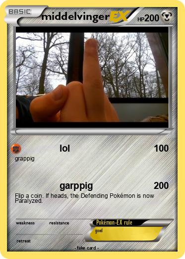 Pokemon middelvinger