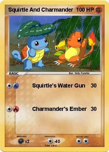 Pokemon Squirtle And Charmander