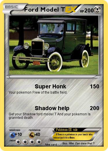 Pokemon Ford Model T