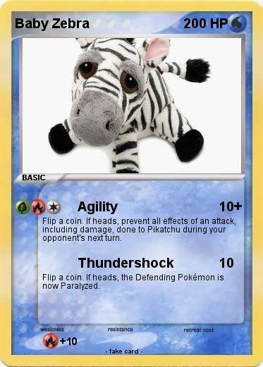 Pokemon Baby Zebra