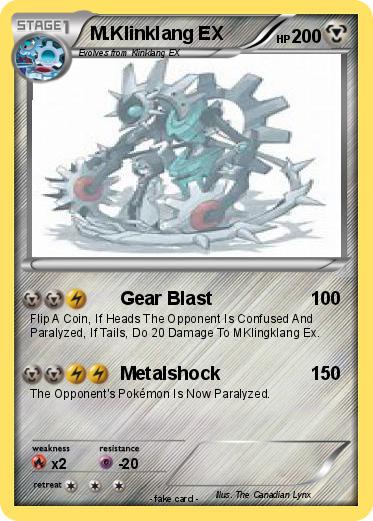 Pokemon M.Klinklang EX
