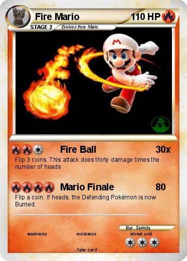 Pokemon Fire Mario