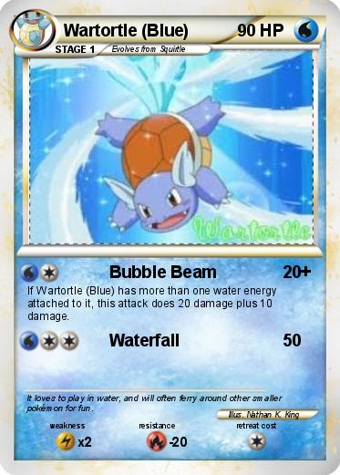 Pokemon Wartortle (Blue)