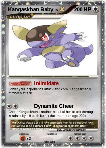 Pokemon Kangaskhan Baby