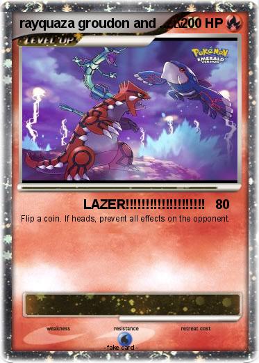 Pokemon rayquaza groudon and ...