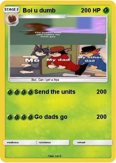 Pokemon Boi u dumb