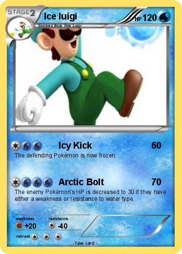Pokemon Ice luigi