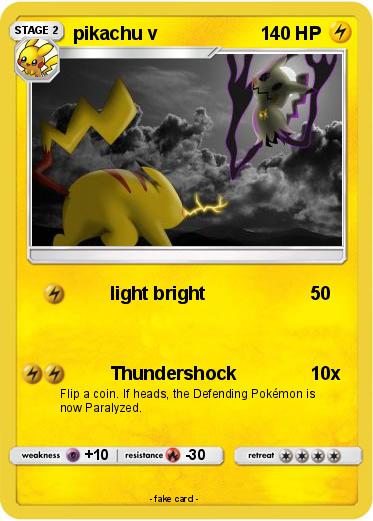Pokemon pikachu v