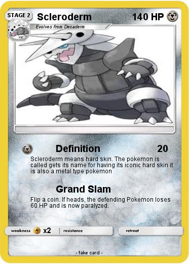 Pokemon Scleroderm