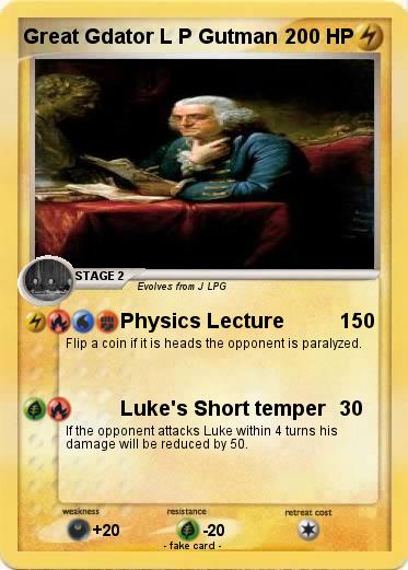 Pokemon Great Gdator L P Gutman