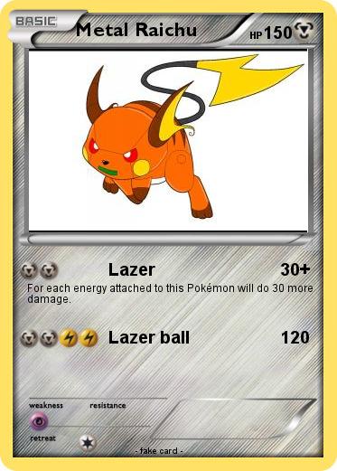 Pokemon Metal Raichu