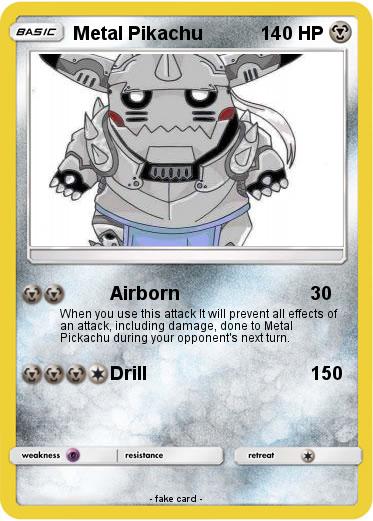 Pokemon Metal Pikachu