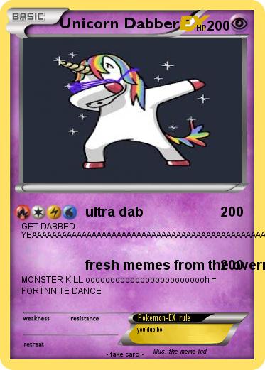 Pokemon Unicorn Dabber