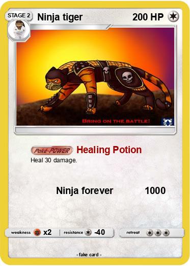 Pokemon Ninja tiger