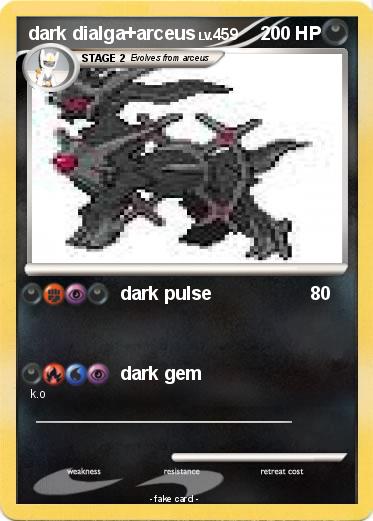 Pokemon dark dialga+arceus