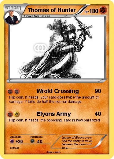 Pokemon Thomas of Hunter