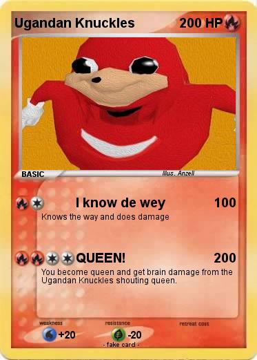 Pokemon Ugandan Knuckles