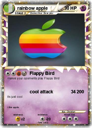 Pokemon rainbow apple