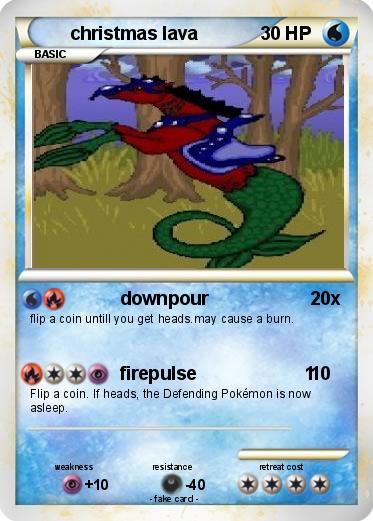 Pokemon christmas lava